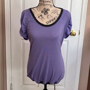 EUC Lululemon Willpower Drawstring Short Sleeve Tech Tee in Grape - 8
